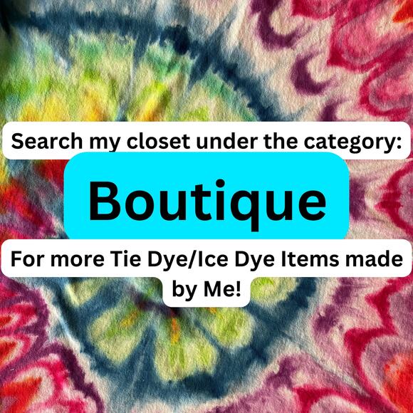 Tie Dye T-shirt -  Mandala Ice Dye - Pink Orange Unique - Men's Women's Medium - Picture 11 of 11